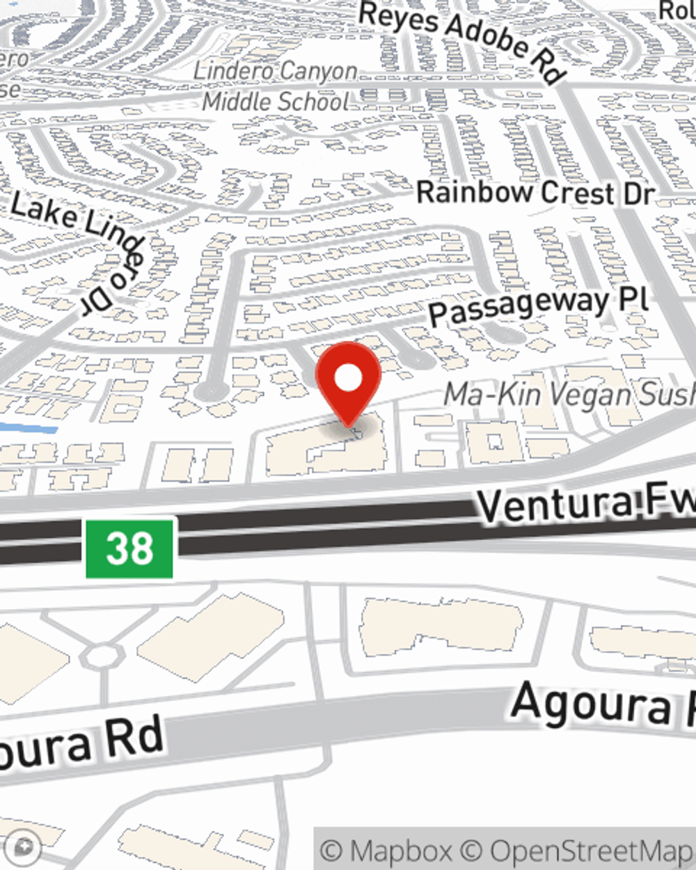 Map showing State Farm Agent Cheryl Jacobson Chase's office at 30423 Canwood St., Ste. 232, Agoura Hills, CA