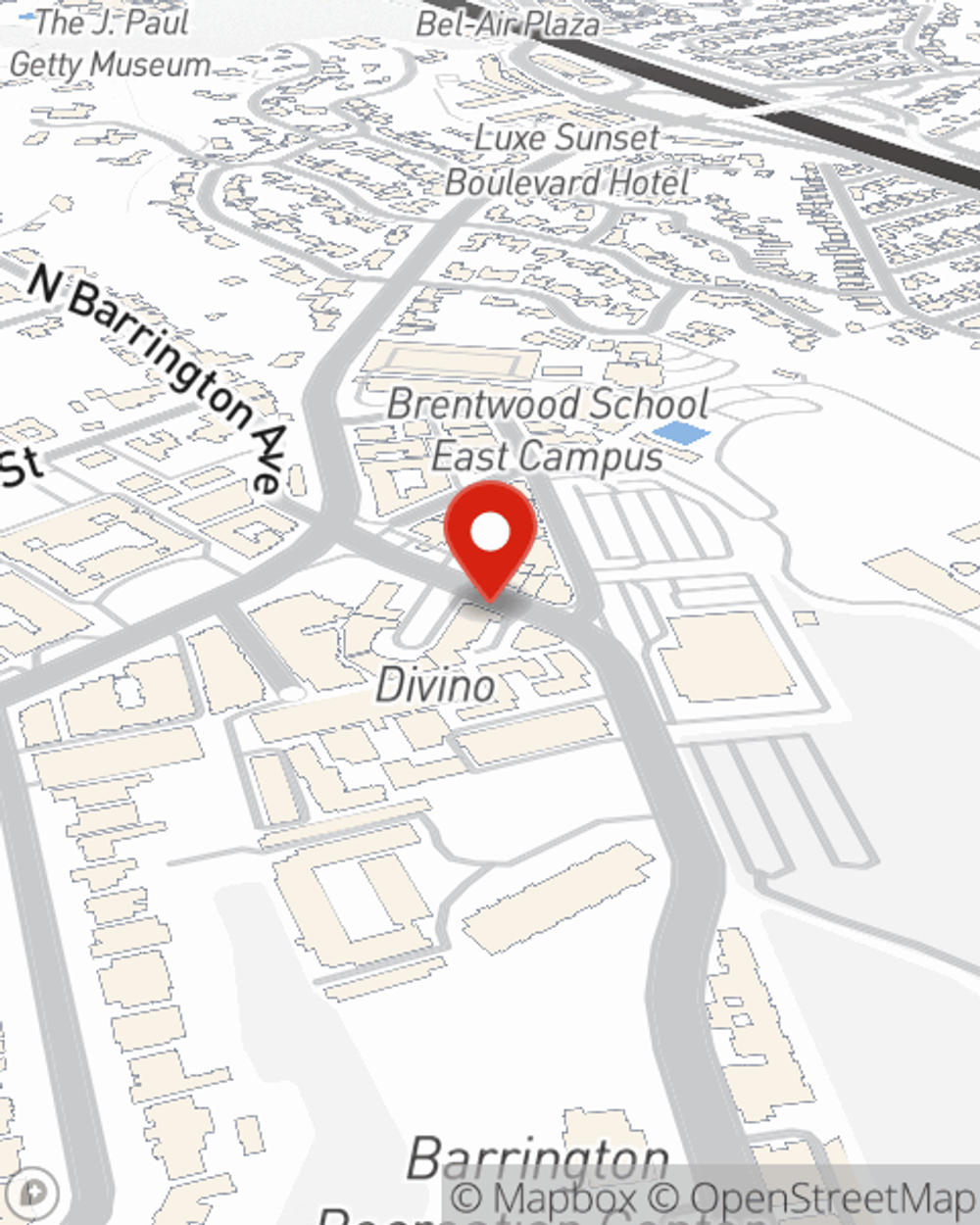 Map showing State Farm Agent's office
