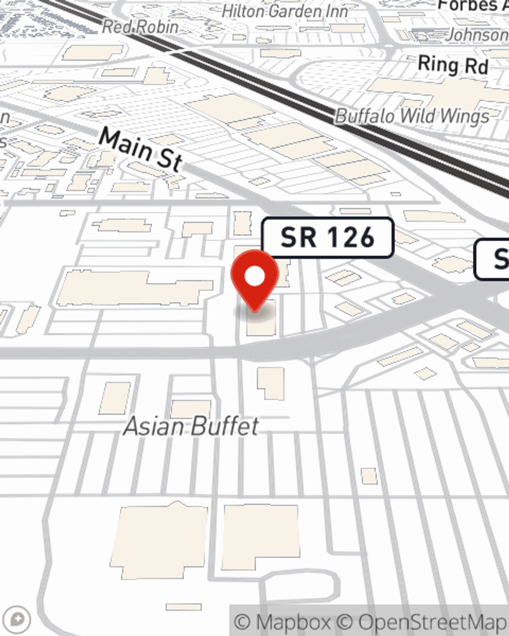 Map showing State Farm Agent Cooper Raymond's office at 852 W Hill Field Road Suite C, Layton, UT