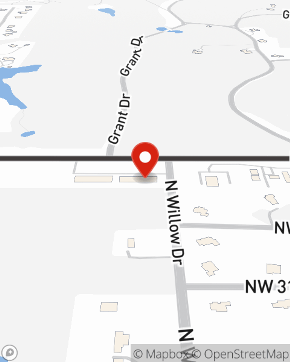 Map showing State Farm Agent Eric Ledoux's office at 2908 NW 32nd St Suite C, Newcastle, OK