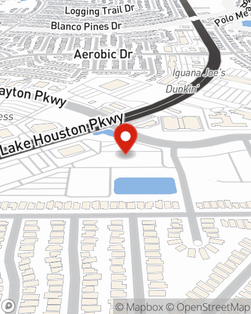 Map showing State Farm Agent Stephan Perry's office at 17904 W. Lake Houston Parkway Suite 204 Humble, TX