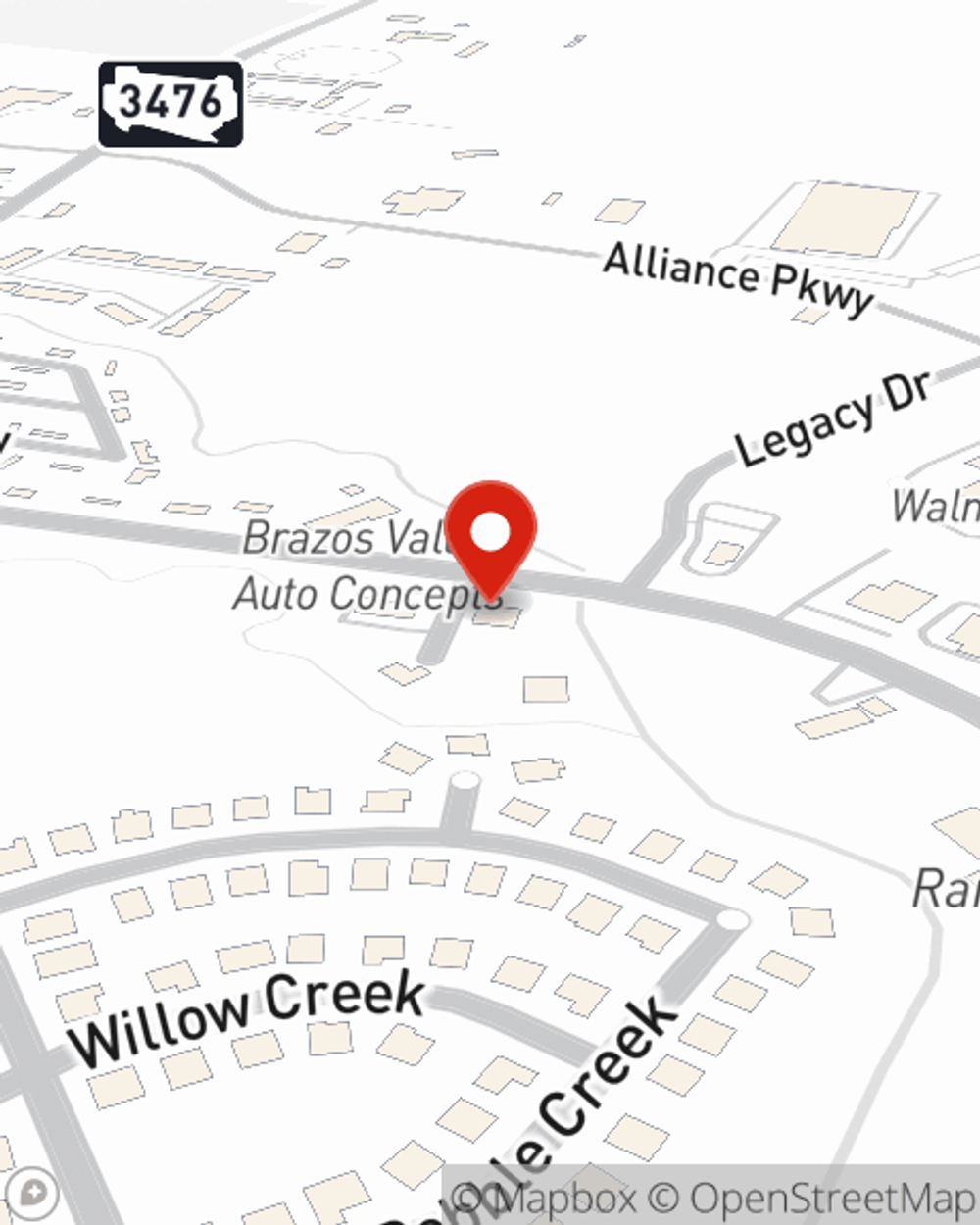 Map showing State Farm Agent Clint Allen's office at 704 Sun Valley Blvd Hewitt, TX