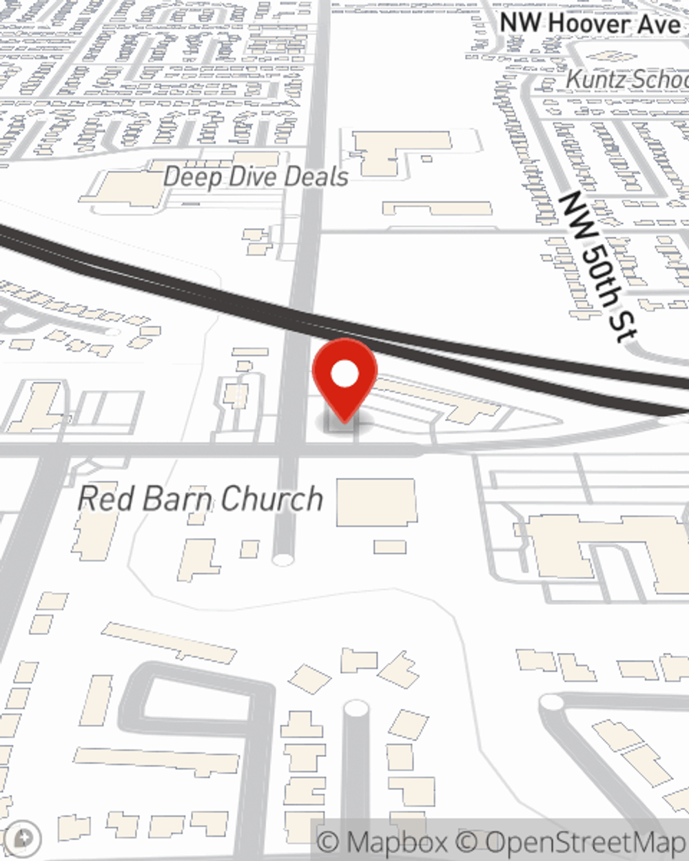 Map showing State Farm Agent Taylor Ellis's office at 5125 NW Cache Road, Lawton, OK