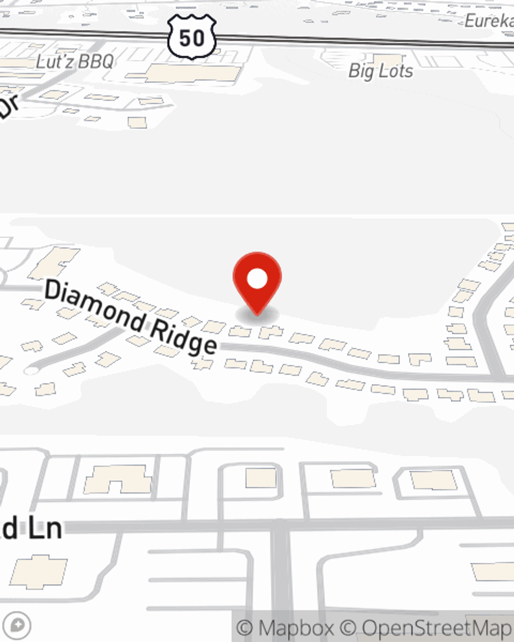 Map showing State Farm Agent Walker Kesterson's office at 1401 Sw Blvd. Suite 202, Jefferson City, MO