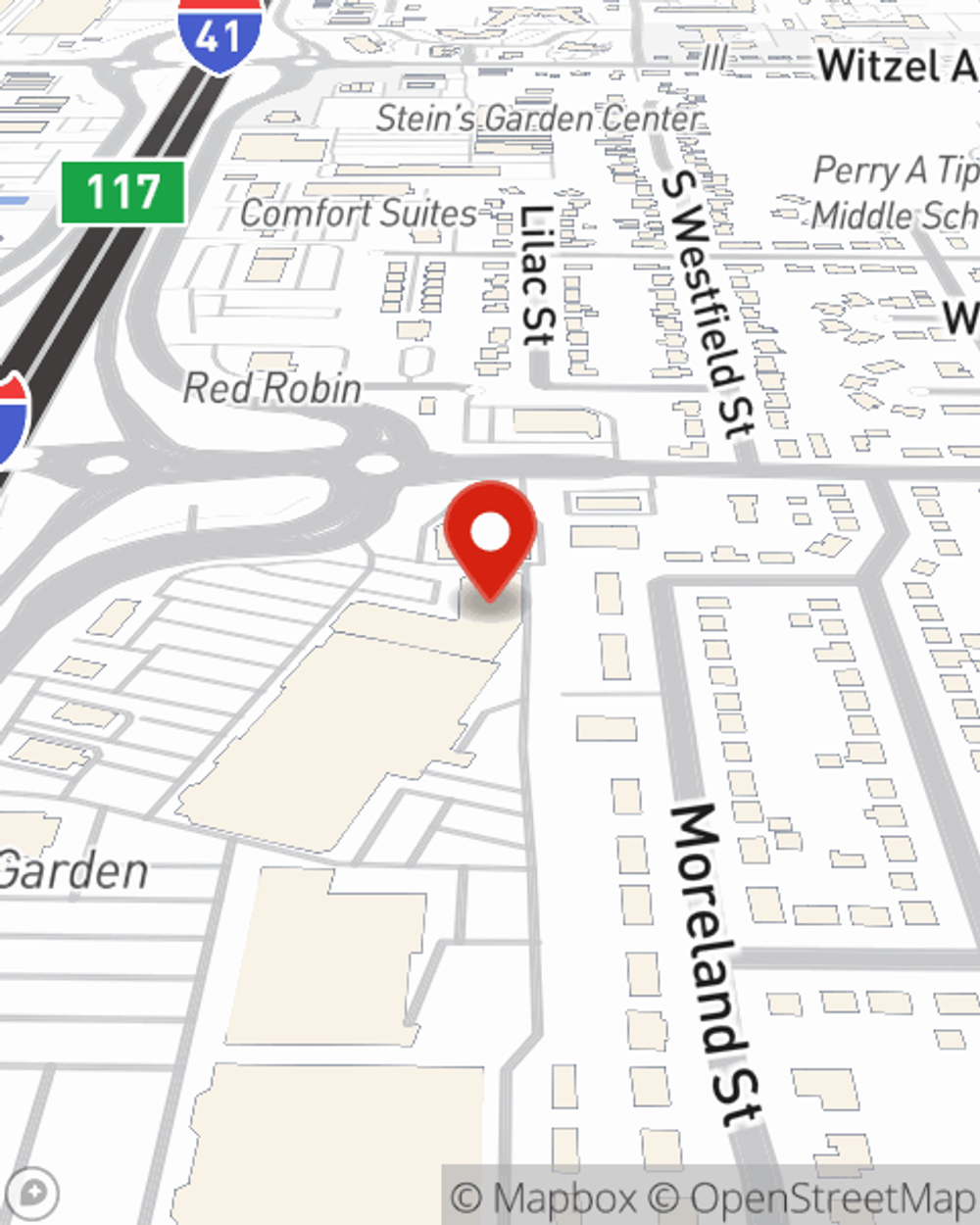 Map showing State Farm Agent Shawn Dockry's office at 1040 S Koeller Street, Oshkosh, WI