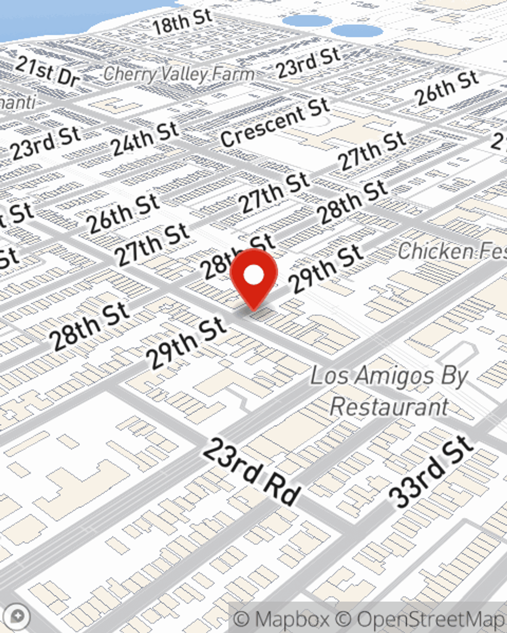 Map showing State Farm Agent Tom Shannon's office at 2901 23rd Avenue, Astoria, NY