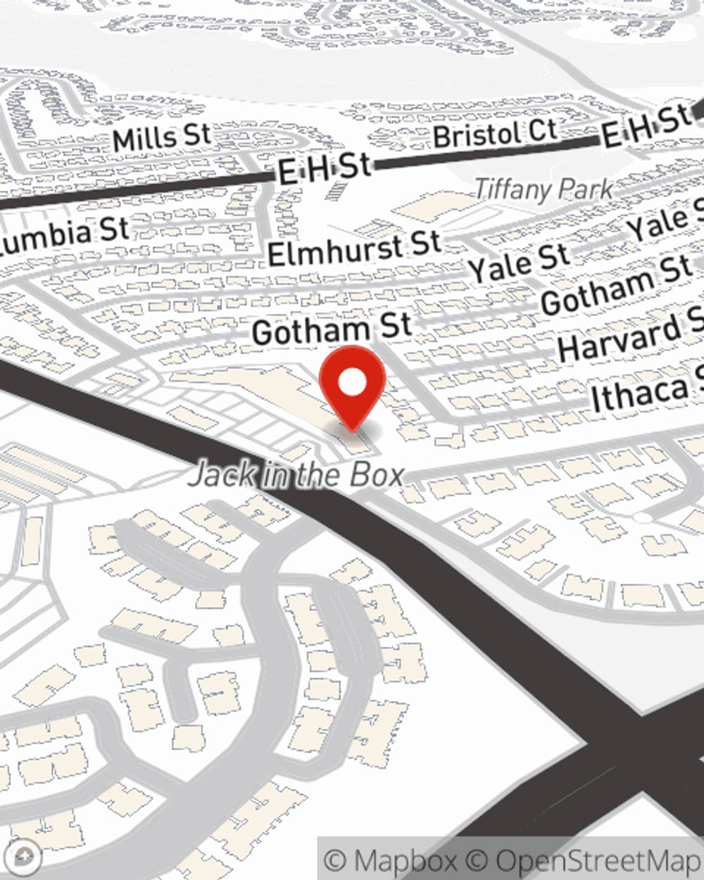 Map showing State Farm Agent Mark G Witcher's office at 945 Otay Lakes Road, Suite K, Chula Vista, CA