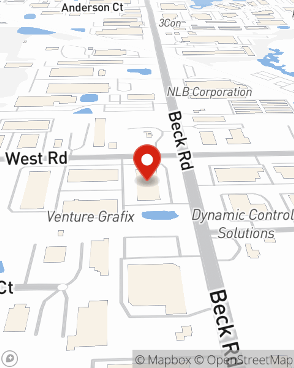 Map showing State Farm Agent Terri Anderson-Berger's office at 29650 S Wixom Rd, Wixom, MI
