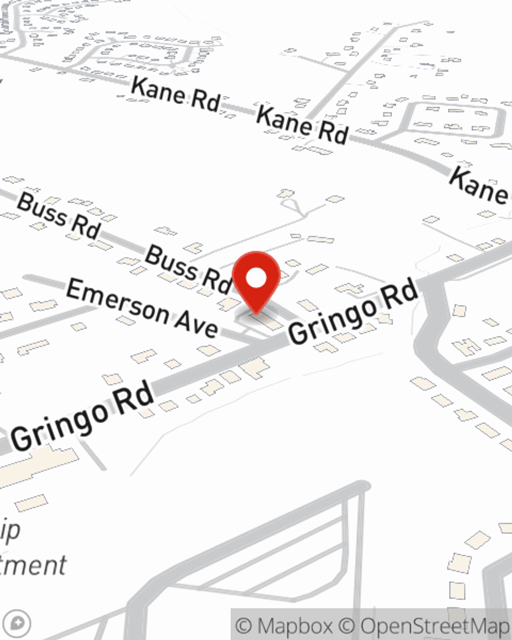 Map showing State Farm Agent Brendan Garvey's office at 99 Buss Road Suite 101, Aliquippa, PA