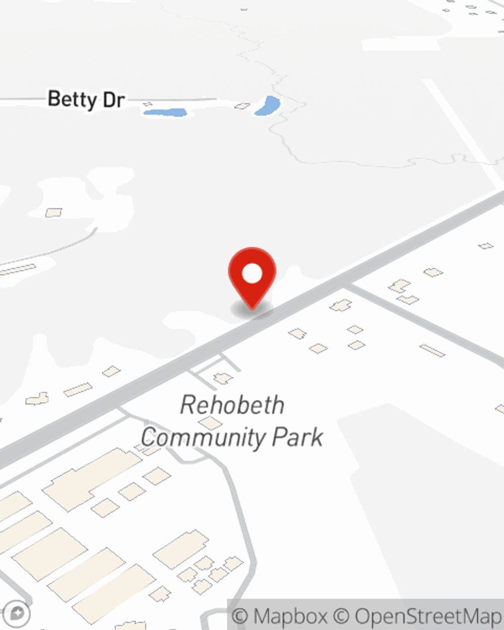 Map showing State Farm Agent Krissie Siniard's office at 5464 County Rd 203, Dothan, AL