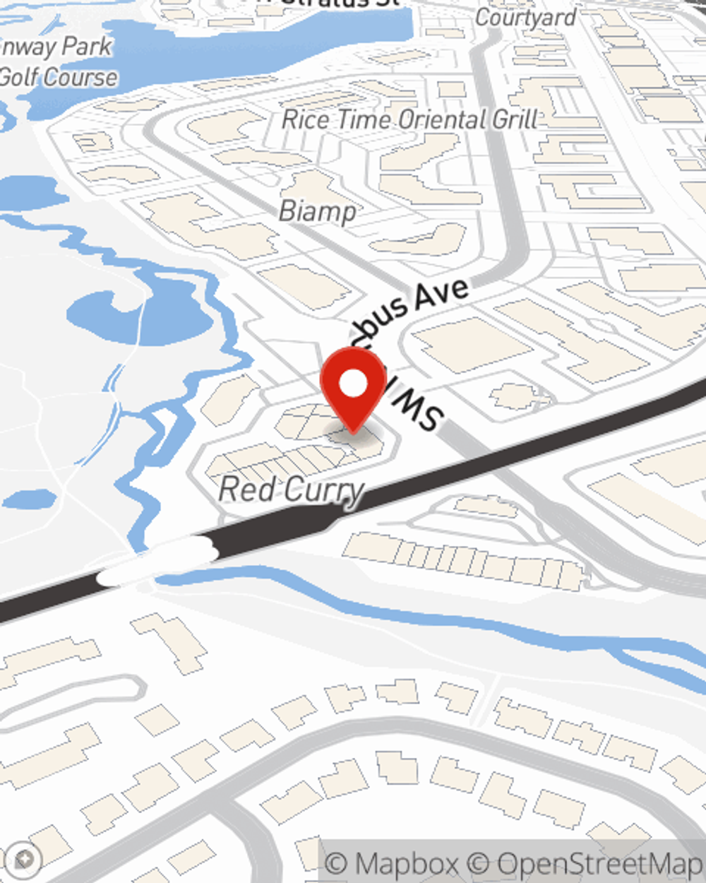 Map showing State Farm Agent Courtney Rogers's office at 10029 SW Nimbus Avenue, Suite 200, Beaverton, OR