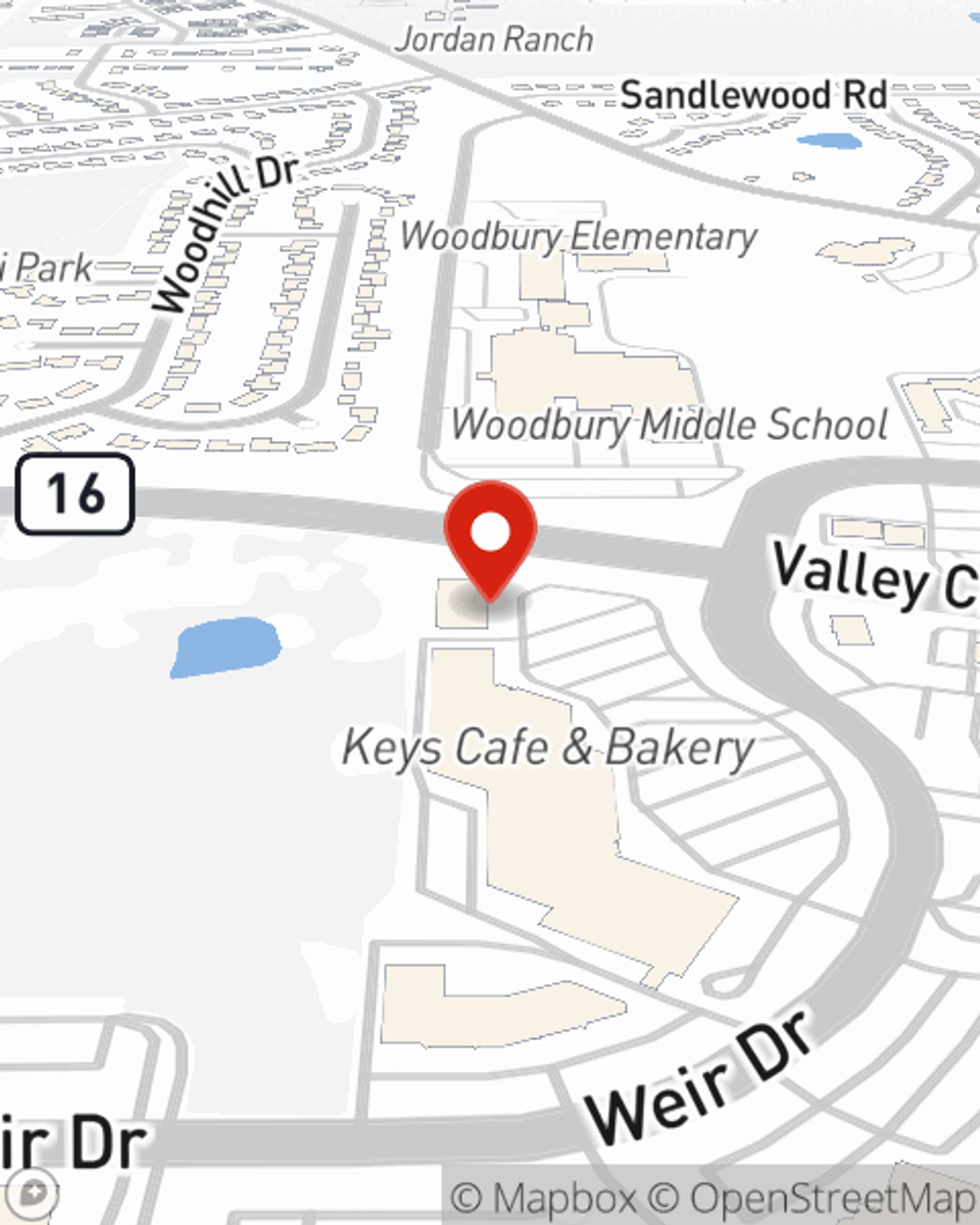 Map showing State Farm Agent Dan Stoudt's office at 3549 Lake Elmo Avenue N, PO Box 401, Lake Elmo, MN