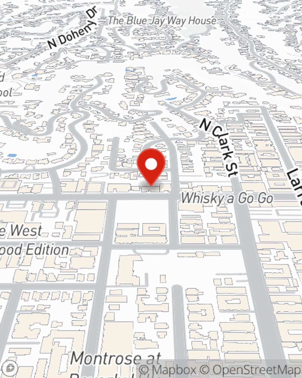 Map showing State Farm Agent's office