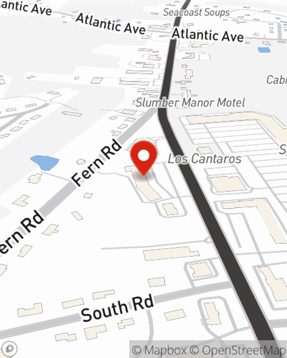 Map showing State Farm Agent Tony LeClerc's office at 44 Lafayette Rd Unit 9 PO Box 757 North Hampton, NH