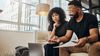 Infographic that includes a before and after marriage checklist about insurance, financial tips and other related topics.