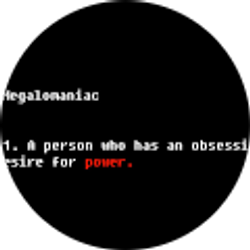 Profile photo of The Megalomaniac