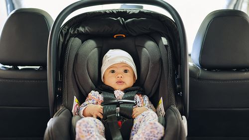 Baby in a carseat